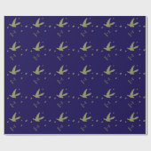 Peace At Christmas With Dove In Flight Festive  Cadeaupapier (Vlak)