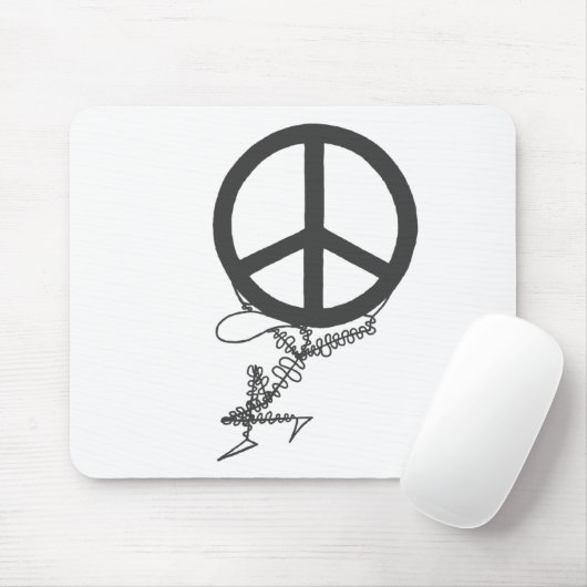 Peace Atlas mousepad Muismat (Met muis)