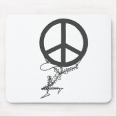 Peace Atlas mousepad Muismat (Voorkant)