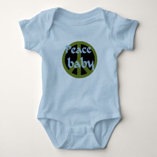 Peace baby Baby Shirt (Voorkant)