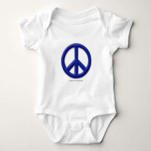Peace Baby Creeper Romper (Voorkant)