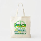PEACE Bag Tote Bag (Voorkant)