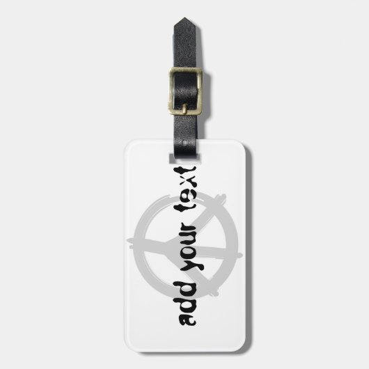 Peace Bagagelabel (Voorkant verticaal)
