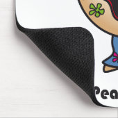 Peace Ball Mousepad Muismat (Hoek)