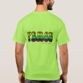 Peace Basic T-Shirt (Achterkant)