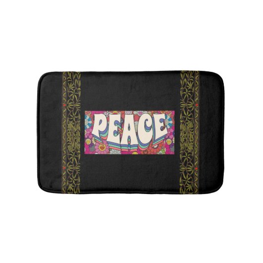 Peace Bath Mat (Voorkant)