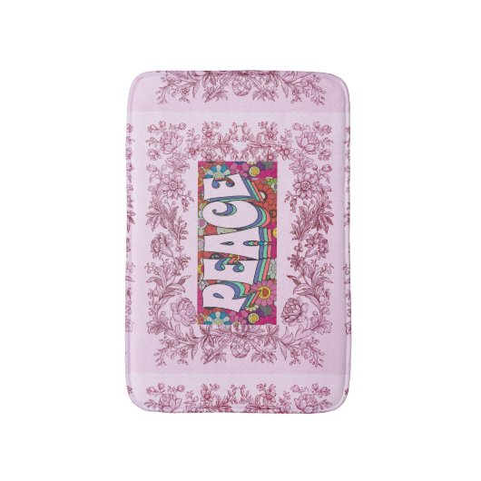 Peace Bath Mat (Voorkant Verticaal)