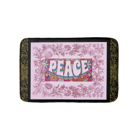 Peace Bath Mat (Voorkant)