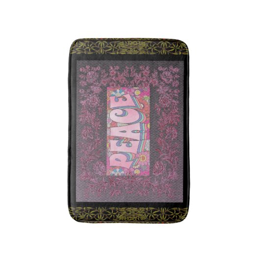 Peace Bath Mat (Voorkant Verticaal)