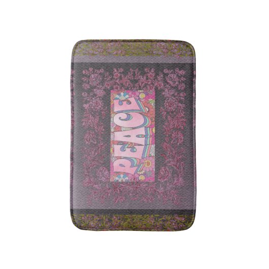 Peace Bath Mat (Voorkant Verticaal)