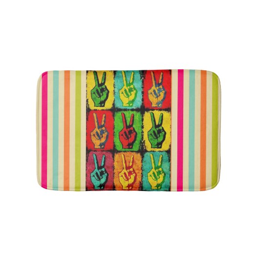 Peace Bath Mat (Voorkant)