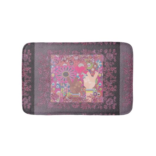 Peace Bath Mat (Voorkant)