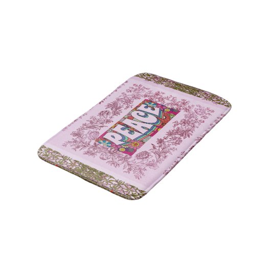 Peace Bath Mat (Gekanteld)