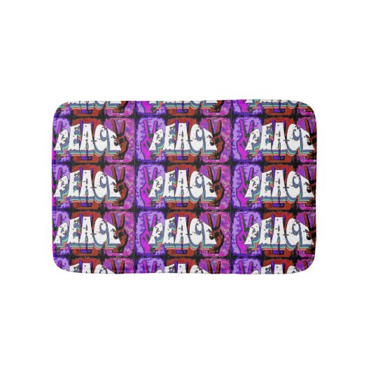 Peace Bath Mat (Voorkant)