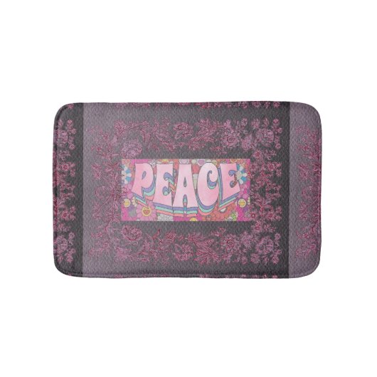 Peace Bath Mat (Voorkant)