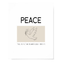 Peace be still bird flying