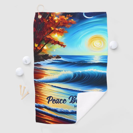 Peace Be Still Golf Handdoek (Insitu)
