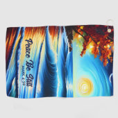 Peace Be Still Golf Handdoek (Horizontaal)