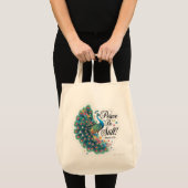 Peace be still grocery tote tote bag (Voorkant (product))