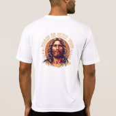 PEACE BE WITH YOU JESUS IMAGE T-SHIRT (Achterkant)