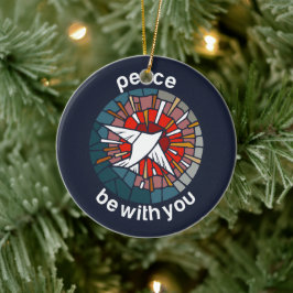 Peace be with you keramisch ornament