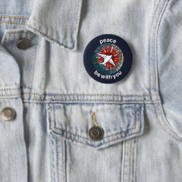 Peace be with you ronde button 5,7 cm