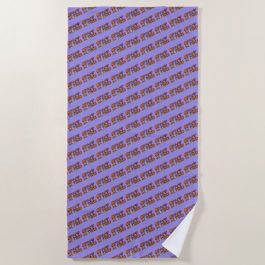 Peace Beach Handdoek (Voorkant)