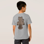 Peace Beaver T-shirt (Achterkant volledig)
