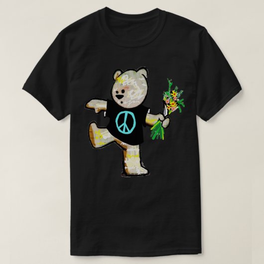 Peace beer graffiti t-shirt (Design voorkant)