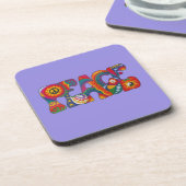 Peace Beverage Coaster Bier Onderzetter (Linkerzijde)
