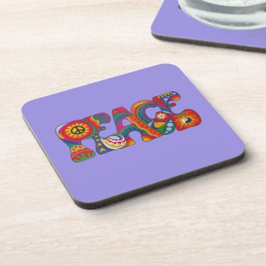 Peace Beverage Coaster Bier Onderzetter (Linkerzijde)