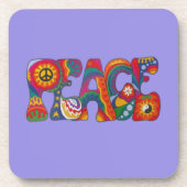 Peace Beverage Coaster Bier Onderzetter (Voorkant)