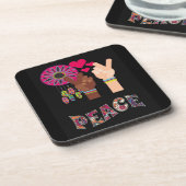 Peace Beverage Coaster Bier Onderzetter (Linkerzijde)
