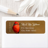 Peace Bird Return Address Labels (Insitu)