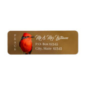 Peace Bird Return Address Labels (Voorkant)