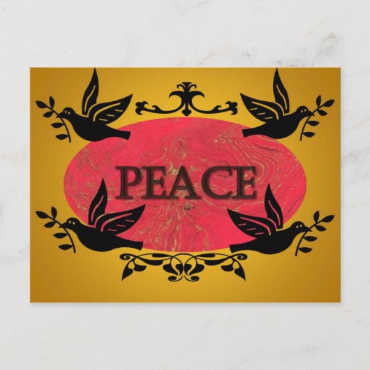 Peace Birds Post Briefkaart (Voorkant)