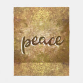 Peace Blanket Fleece Deken (Voorkant)
