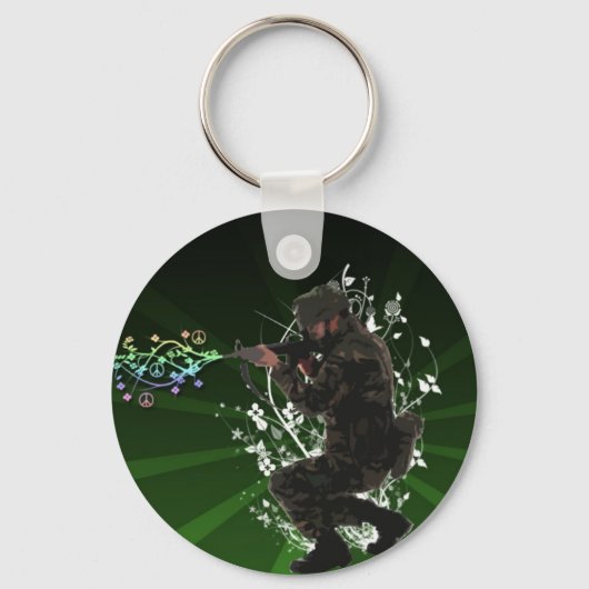 Peace Blaster-Sleutelhanger Sleutelhanger (Voorkant)