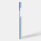 PEACE blauw en geel Oekraïne Geïnspireerde moderne iPhone Hoesje (Linkerkant)