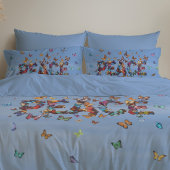 Peace Blue Sky Butterflies Motivational Butterfly Kussensloop