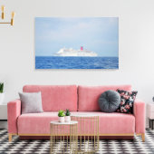 Peace Boat Ocean Dream Canvas Afdruk (Insitu (Woonkamer))