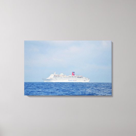 Peace Boat Ocean Dream Canvas Afdruk (Voorkant)
