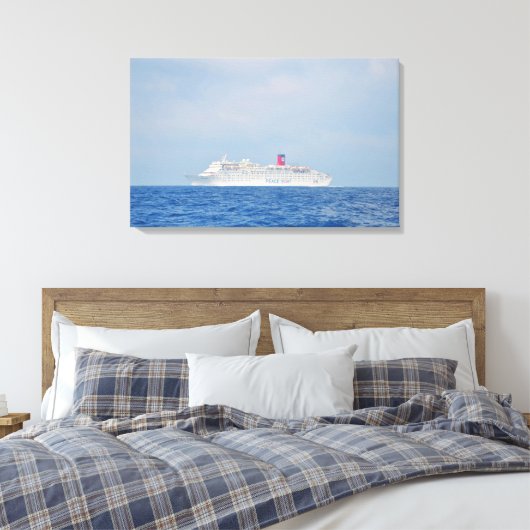 Peace Boat Ocean Dream Canvas Afdruk (Insitu (Slaapkamer))