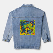 Peace Boho Denim Jacket (Achterkant)