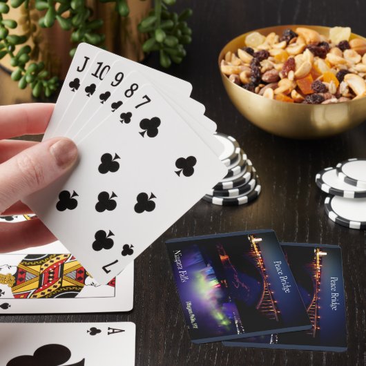 Peace Bridge- en Niagara-Herfsten speelkaarten (Insitu)