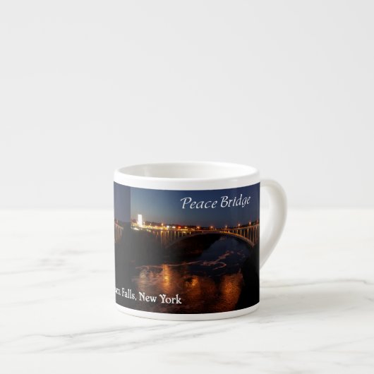 Peace Bridge espresso mok (Voorkant rechts)