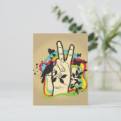 Peace Briefkaart (Staand voorkant)