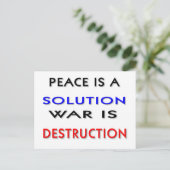 Peace Briefkaart (Staand voorkant)