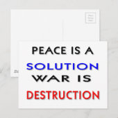 Peace Briefkaart (Voorkant / Achterkant)