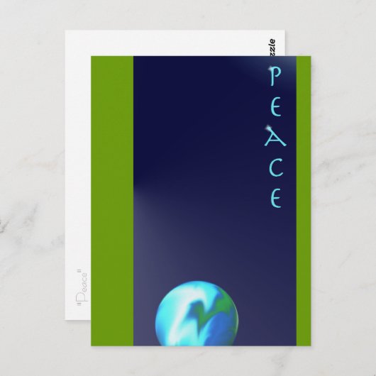 Peace Briefkaart (Voorkant / Achterkant)